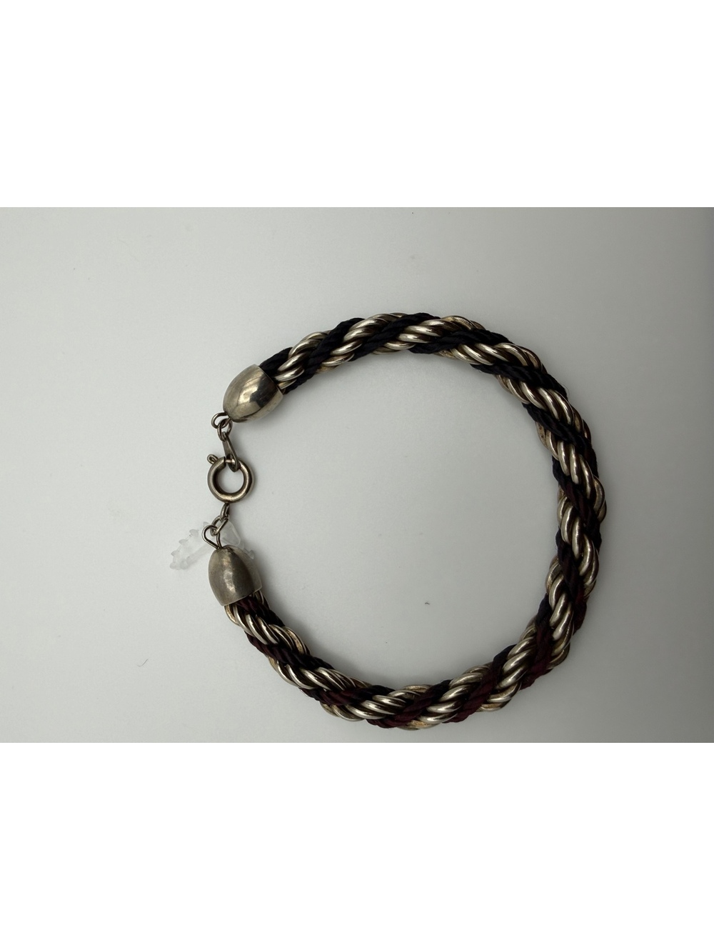 Braided cord bracelet